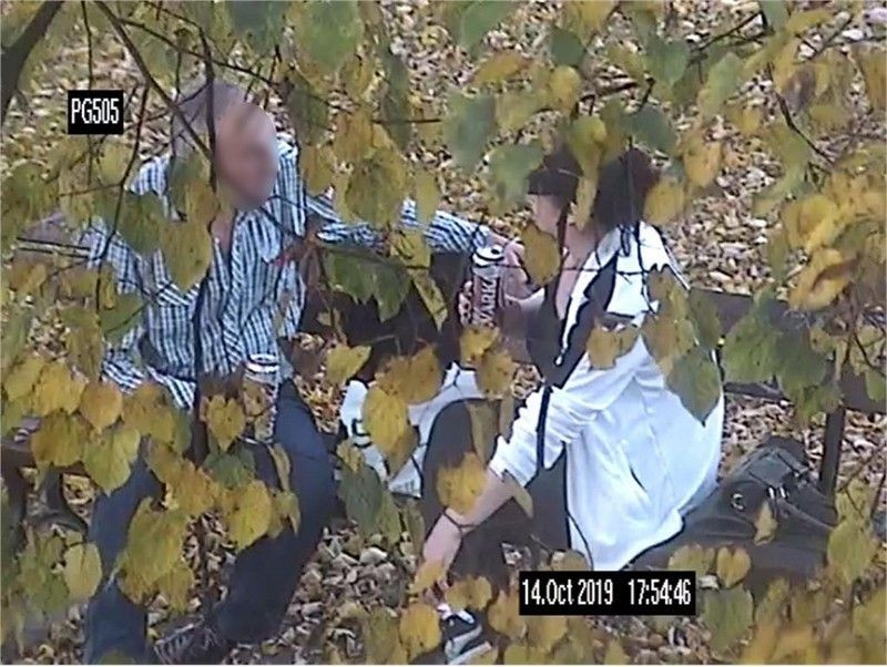 „Bez żadnej krępacji” pili alkohol i sikali w parku. Dostali mandaty