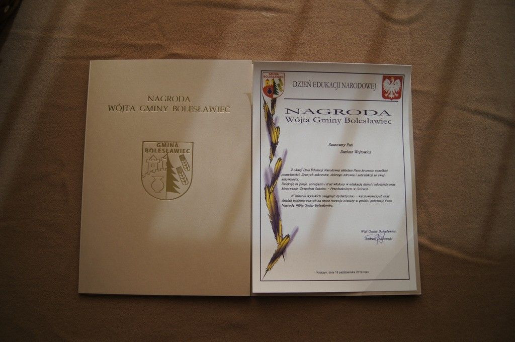 Nauczyciele z gminy Bolesławiec uhonorowani