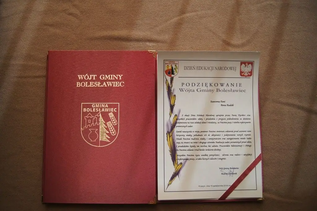Nauczyciele z gminy Bolesławiec uhonorowani