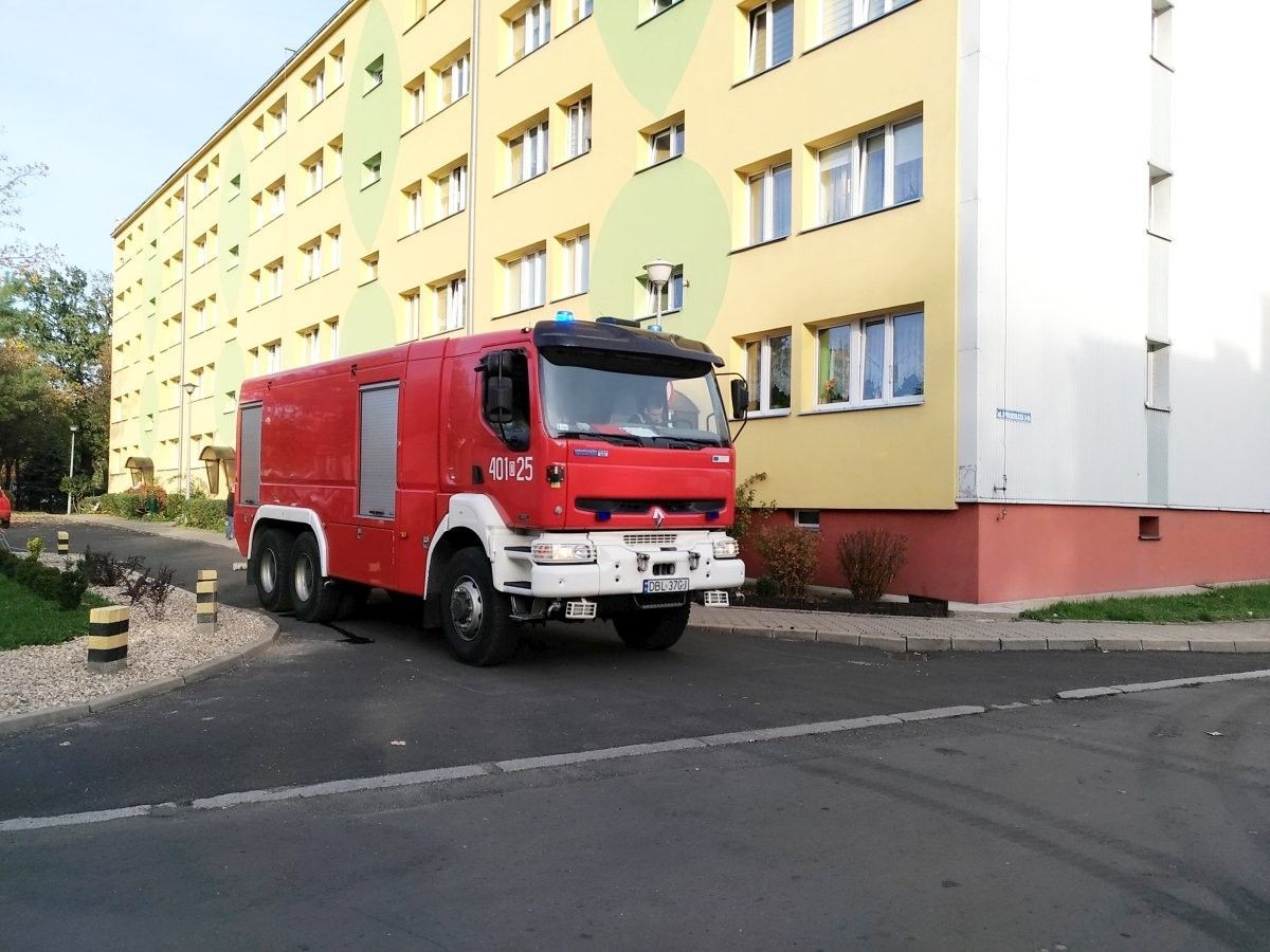 Zadymienie i tlenek węgla na Cichej