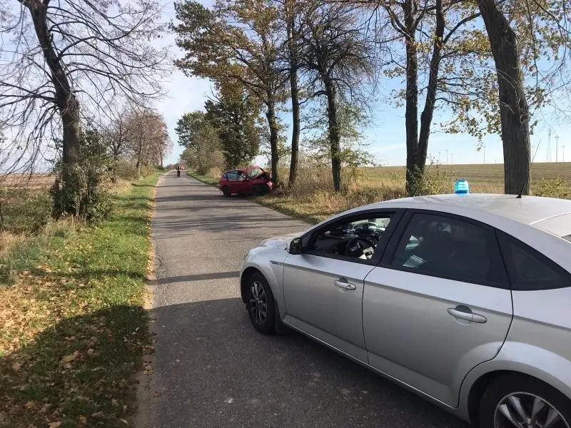 Śmiertelny wypadek. Kia wjechała w drzewo, 38-letni kierowca zginął na miejscu