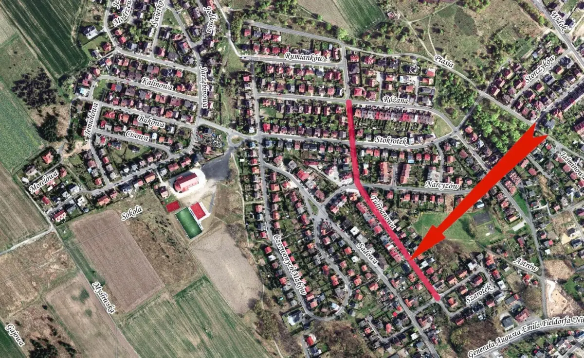 Буде ремонт дороги та тротуарів на вулиці Tulipanowa