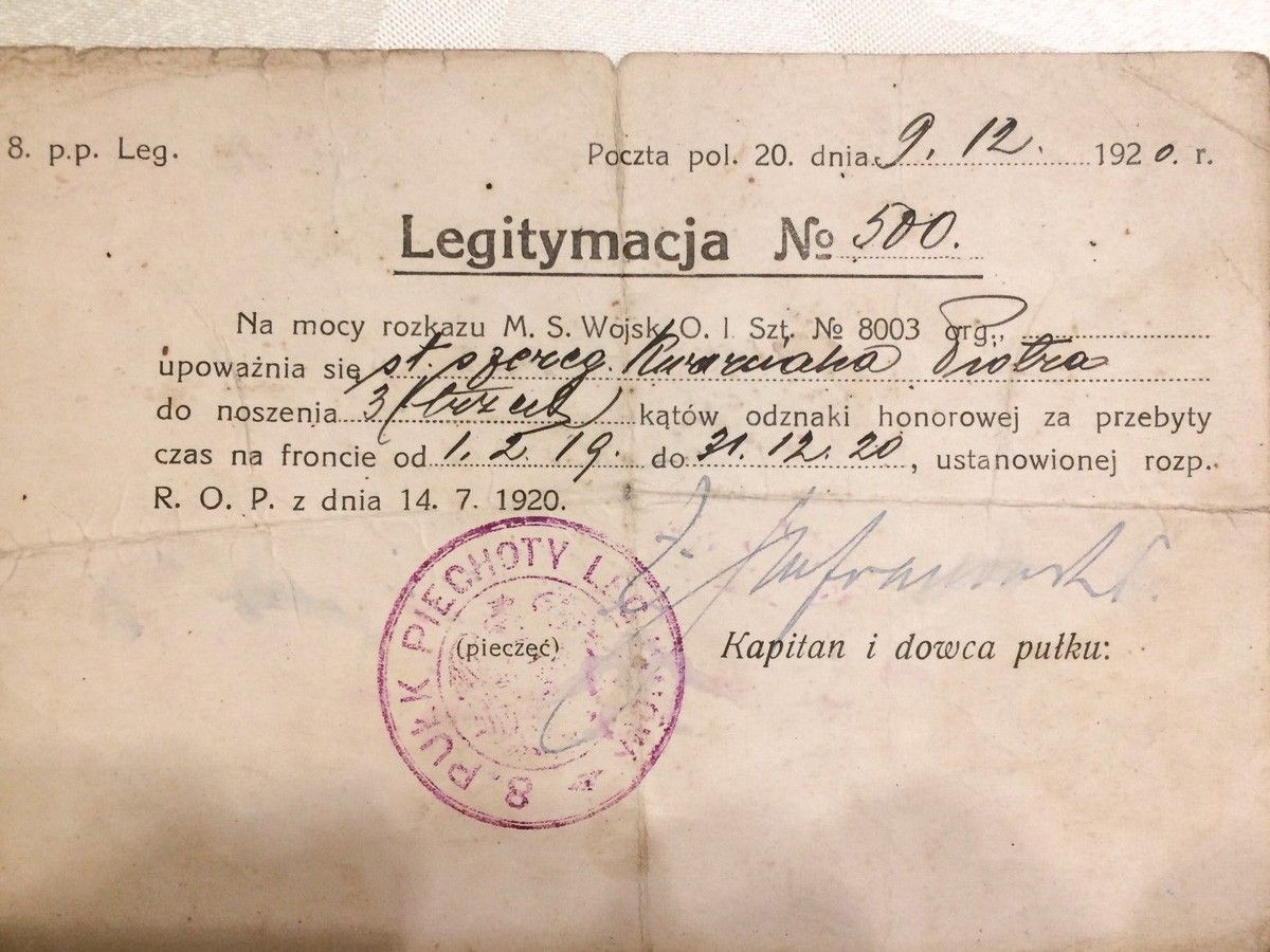 Piotr Kwarciak. Walczył w Legionach, uratował 15 Żydów. Prawdopodobnie zamordowali go sowieci