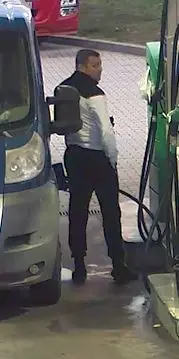 Ukradł paliwo. Poznajesz go? Powiadom policję