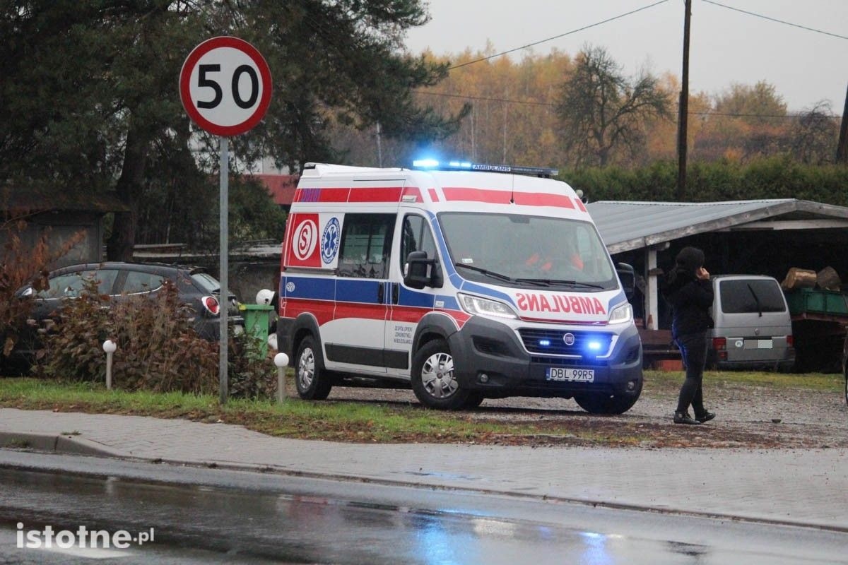 Akcja straży pożarnej w Kruszynie