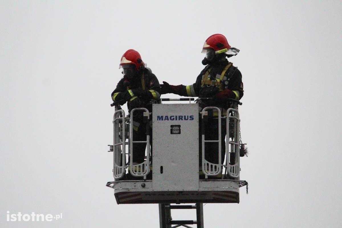 Akcja straży pożarnej w Kruszynie