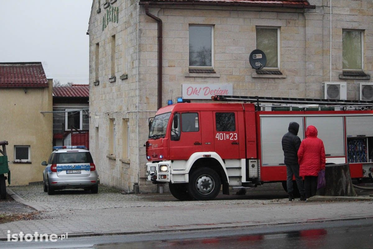 Akcja straży pożarnej w Kruszynie