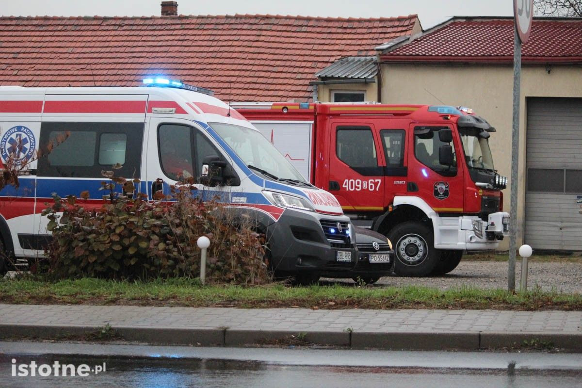 Akcja straży pożarnej w Kruszynie