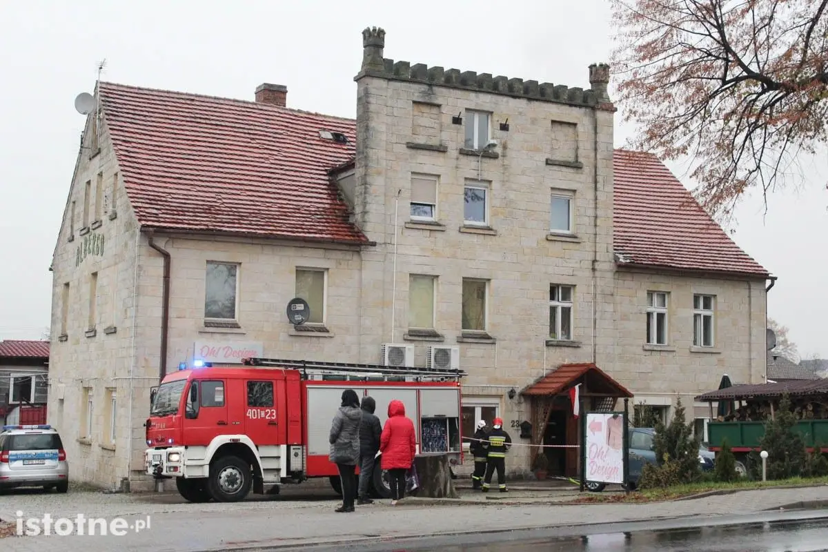Akcja straży pożarnej w Kruszynie