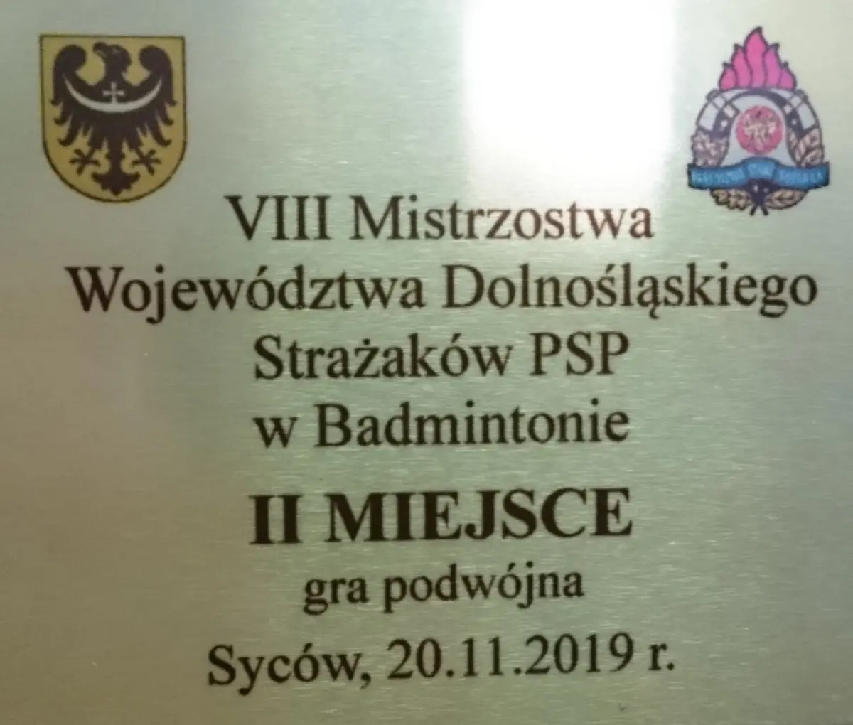 Sukces bolesławieckiego strażaka-badmintonisty Łukasza Musiała