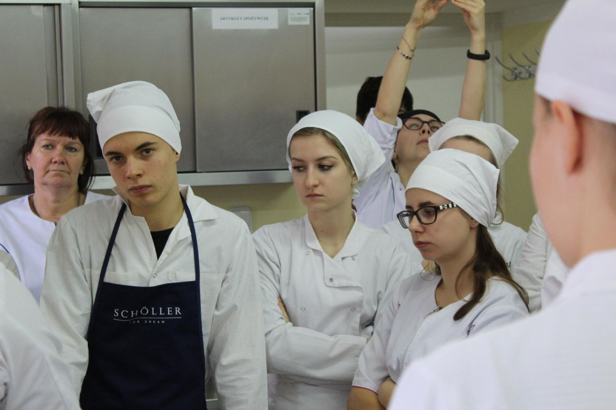 Szymon Przystupa w ZSOiZ w Boelsławcu