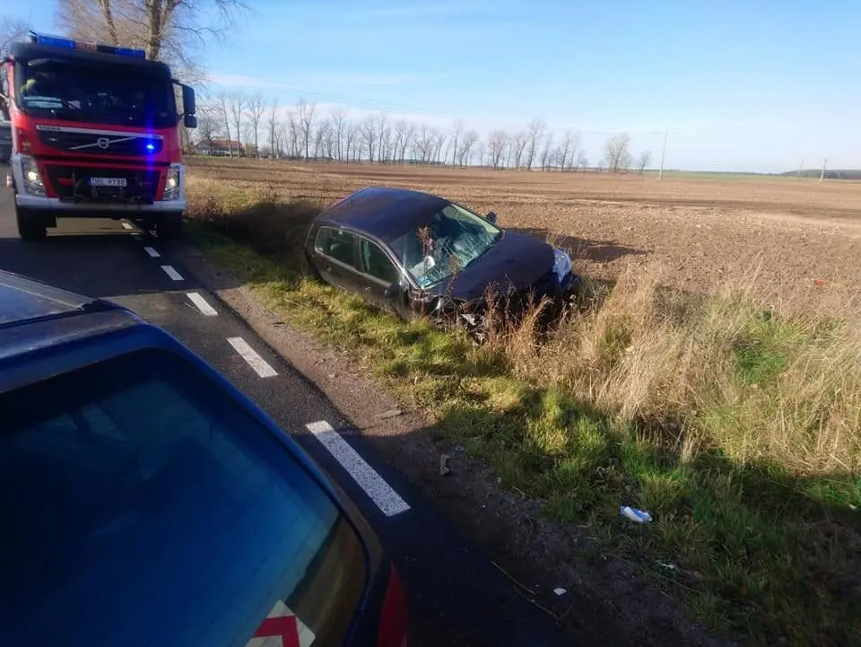Zderzenie dwóch Volkswagenów koło Różyńca