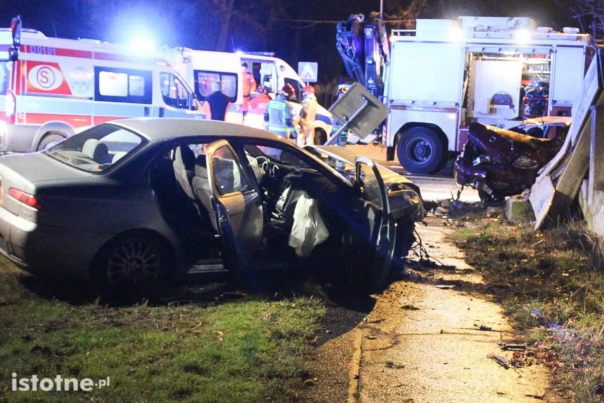 Accident at the intersection of al. Wojska Polskiego and ul. Zwycięstwa