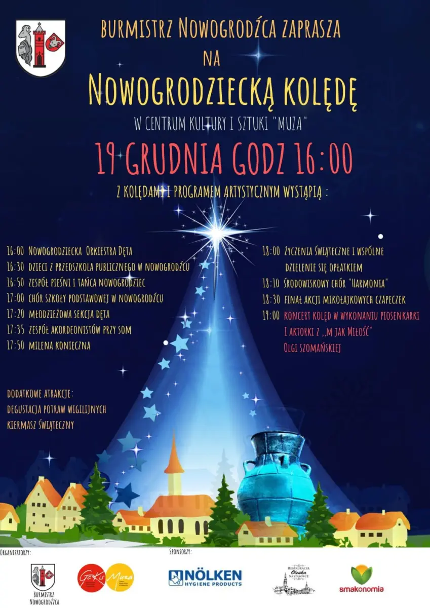 Nowogrodziecka Kolęda już w ten czwartek. Wystąpi Olga Szomańska!