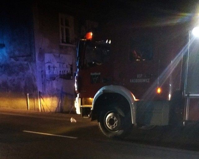 Pożar domu w Raciborowicach Dolnych