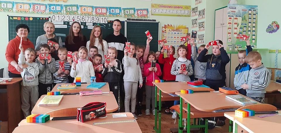 Bolesławianie zawieźli paczki świąteczne Polakom na Ukrainie