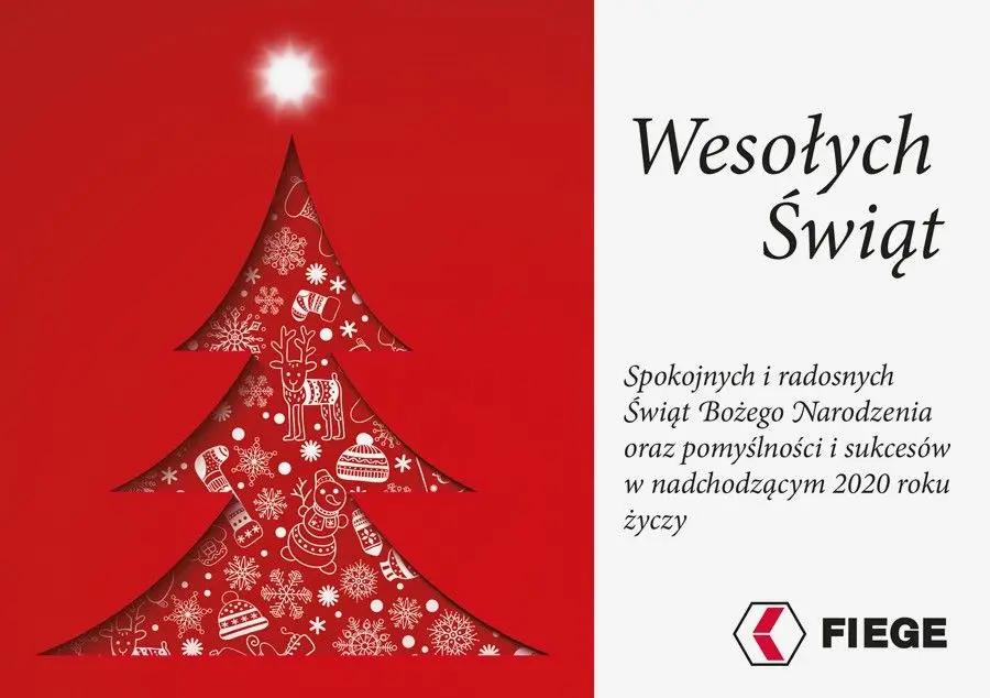 baner z życzeniami Fiege