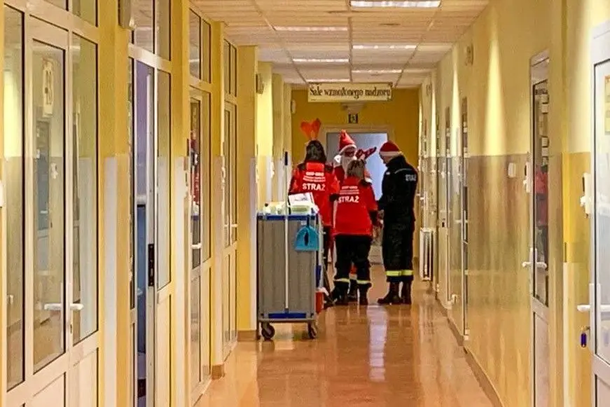 Świąteczna akcja strażaków OSP Wykroty