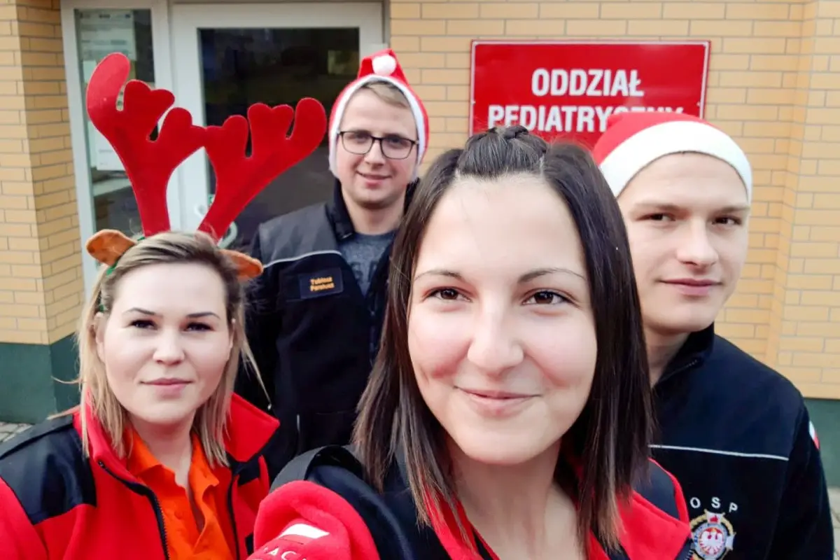 Świąteczna akcja strażaków OSP Wykroty
