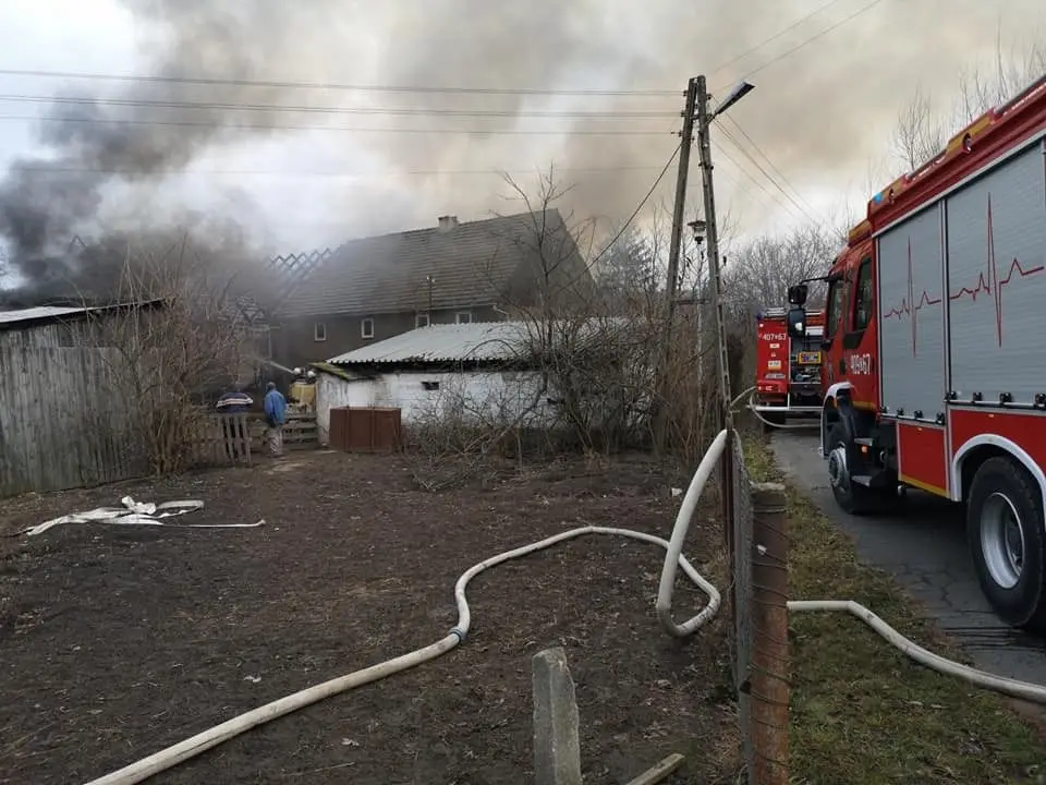 Spłonęła stodoła w Raciborowicach Górnych