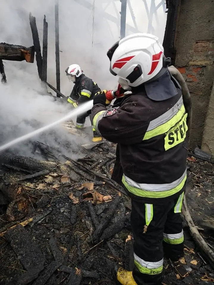 Spłonęła stodoła w Raciborowicach Górnych