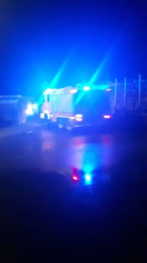 Large fire in Ławszowa