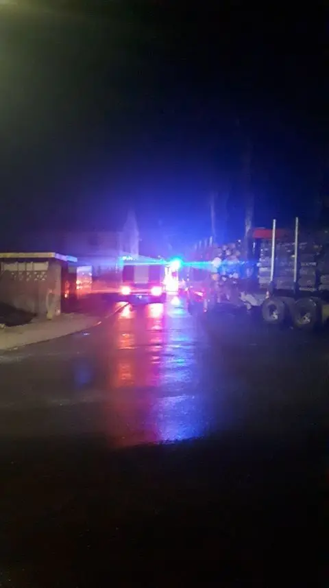 Duży pożar w Ławszowej