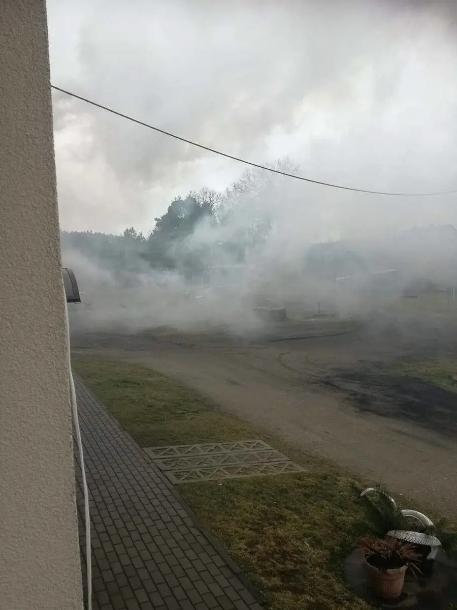 Dym w Ławszowej