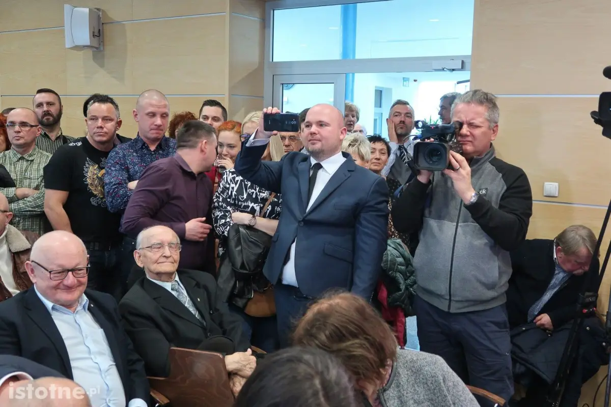 Spotkanie wyborcze Roberta Biedronia w Bolesławcu
