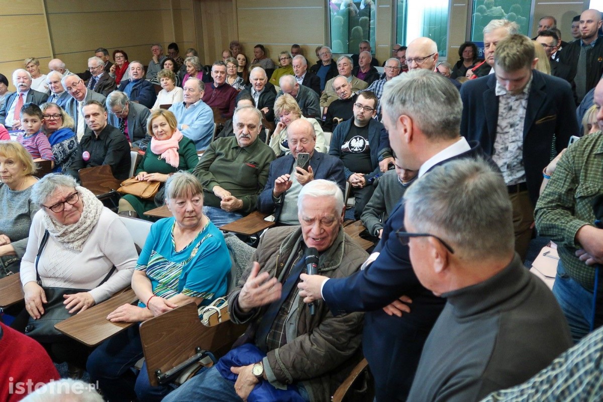 Spotkanie wyborcze Roberta Biedronia w Bolesławcu