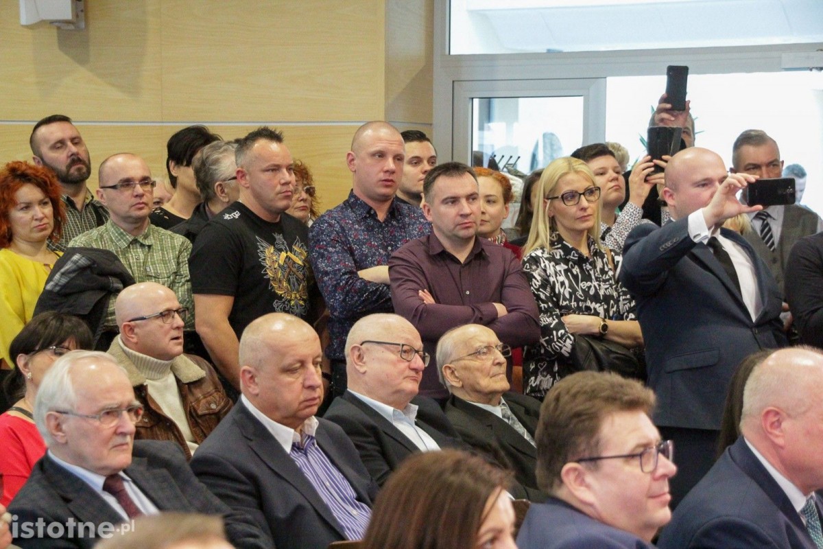 Spotkanie wyborcze Roberta Biedronia w Bolesławcu