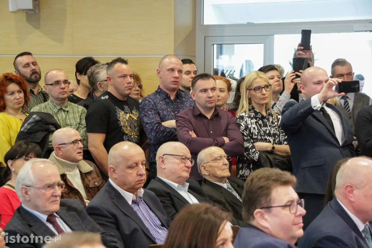 Spotkanie wyborcze Roberta Biedronia w Bolesławcu