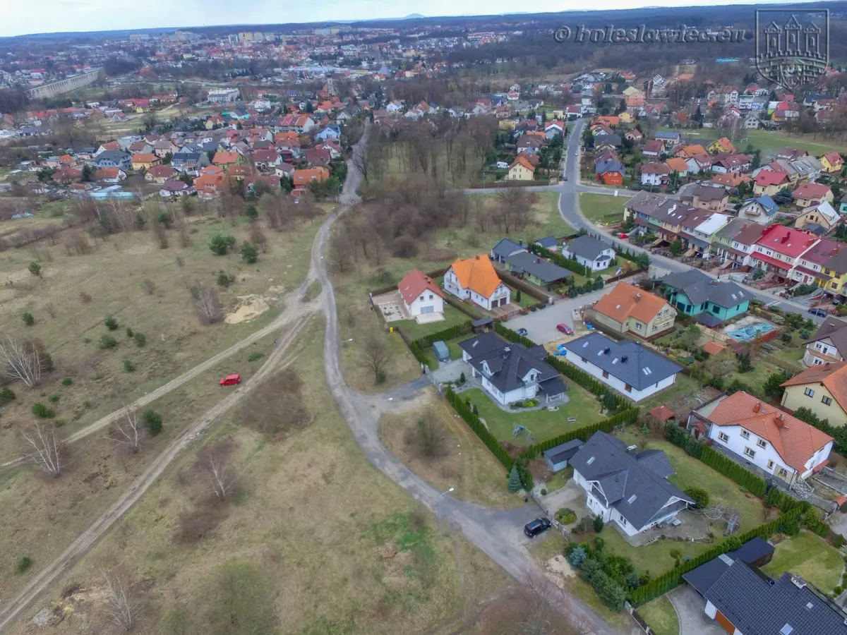 Widok z lotu ptaka na Bolesławiec