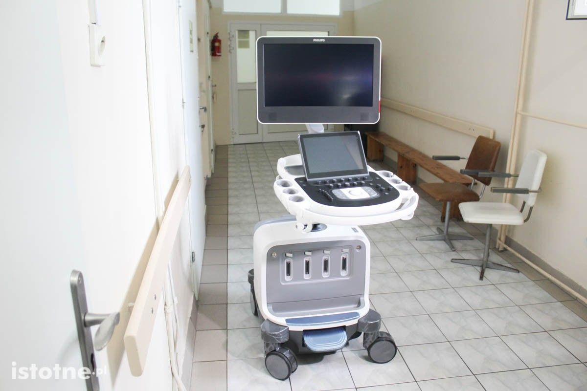 Nowoczesny ultrasonograf do badań serca w szpitalu w Bolesławcu