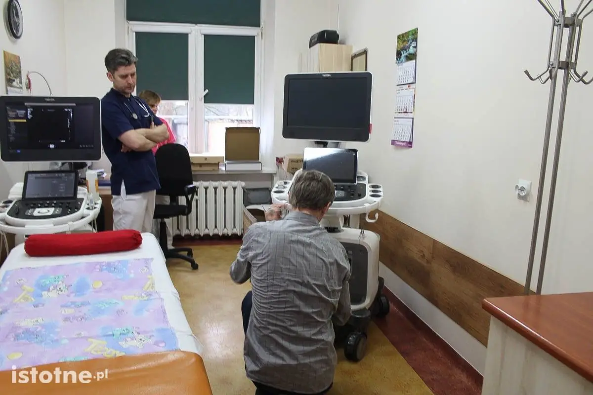 Nowoczesny ultrasonograf do badań serca w szpitalu w Bolesławcu