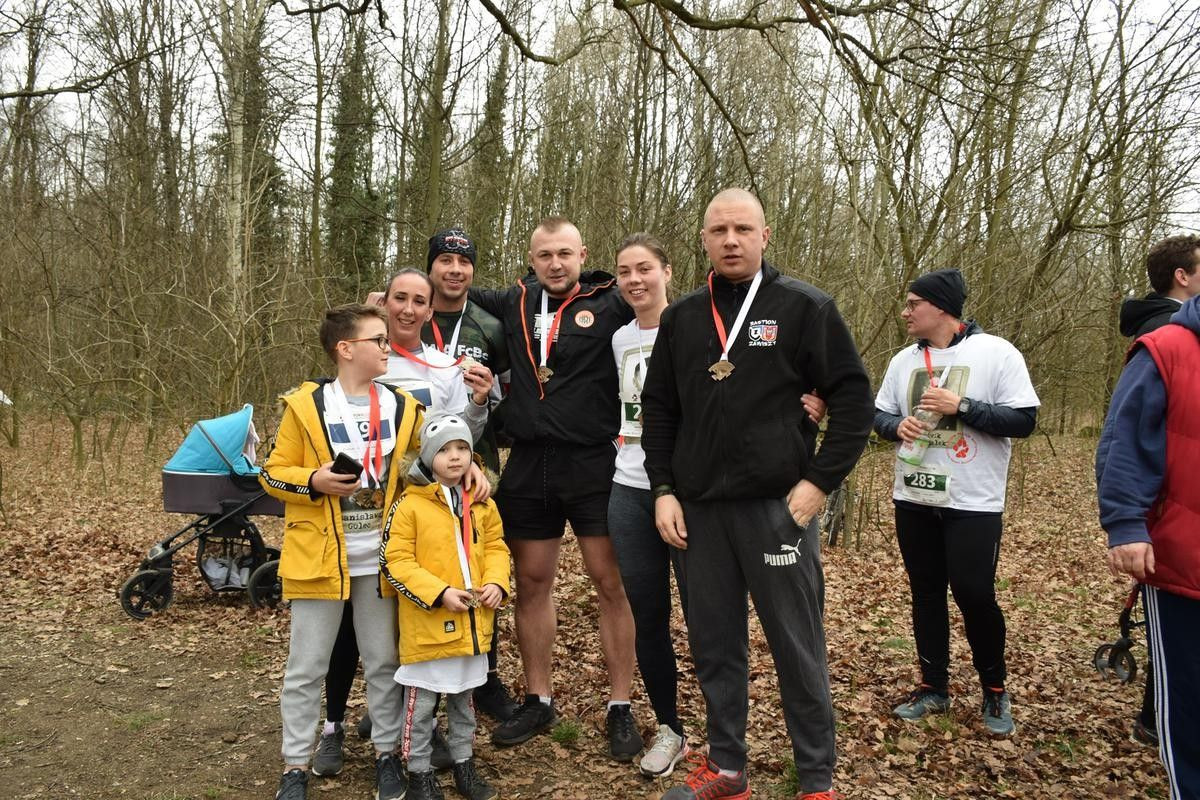 Bieg Tropem Wilczym w parku miejskim z okazji Narodowego Dnia Żołnierzy Wyklętych