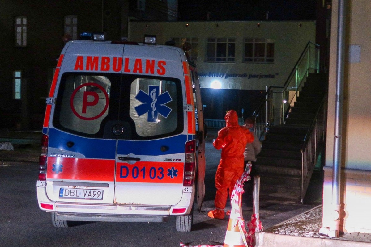 Przyjęcie pacjentów na oddział zakaźny w Bolesławcu