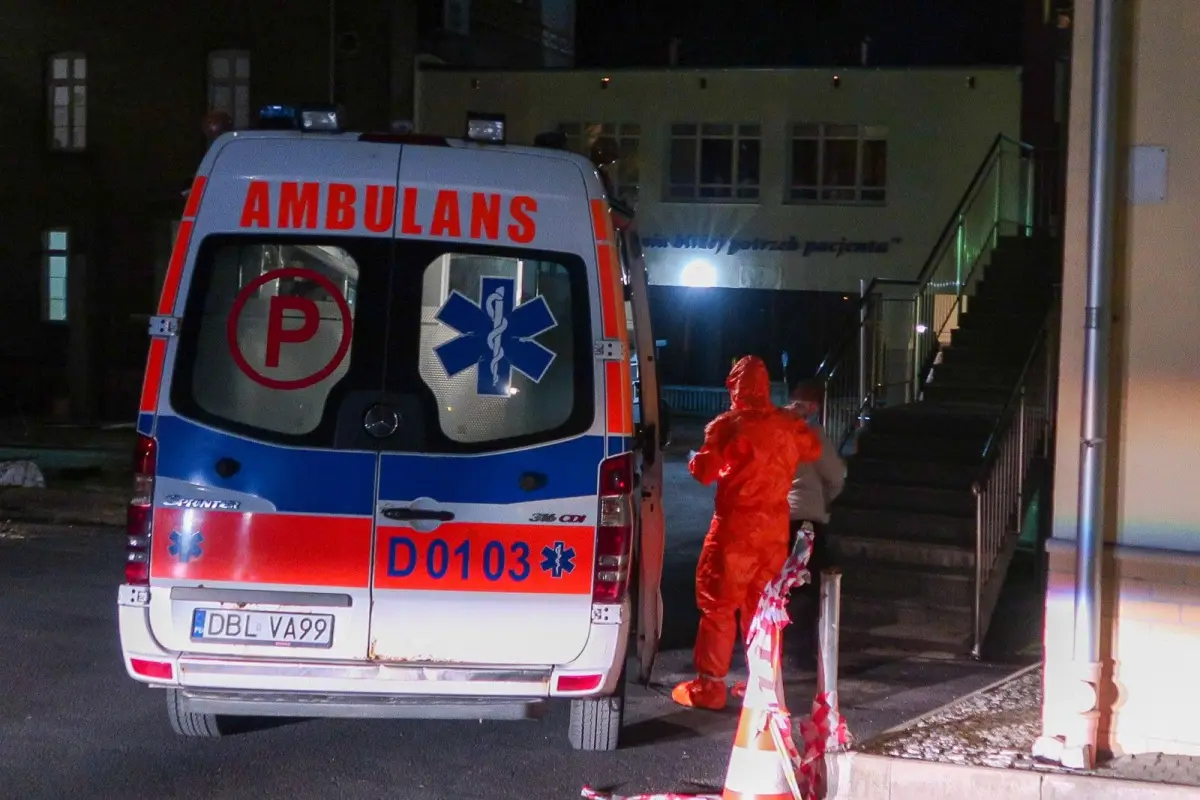 Przyjęcie pacjentów na oddział zakaźny w Bolesławcu
