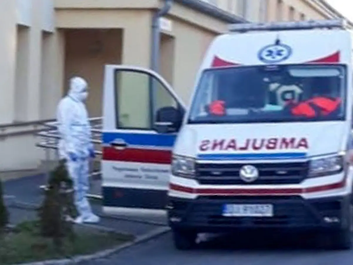 Przyjęcie pacjentów na oddział zakaźny w Bolesławcu