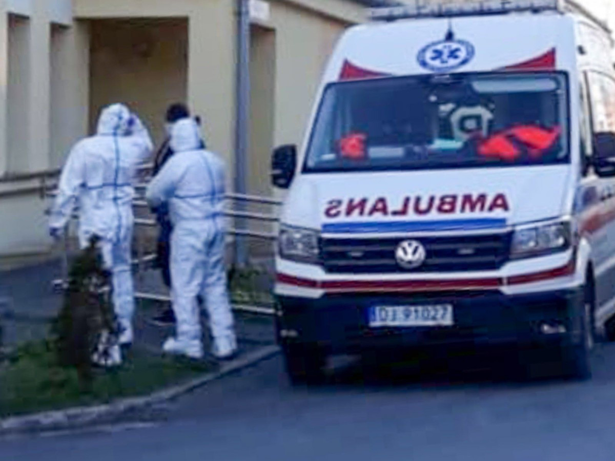 Przyjęcie pacjentów na oddział zakaźny w Bolesławcu