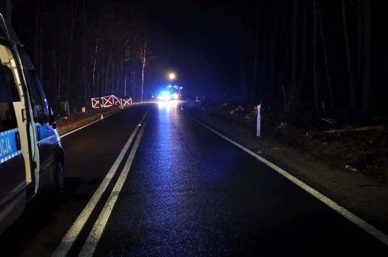Wypadek między Czerwoną Wodą a Węglińcem (powiat zgorzelecki)
