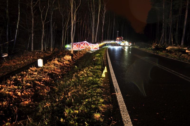 Wypadek między Czerwoną Wodą a Węglińcem (powiat zgorzelecki)