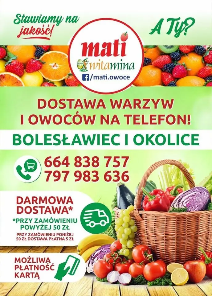 MATI Witamina: warzywa i owoce na telefon