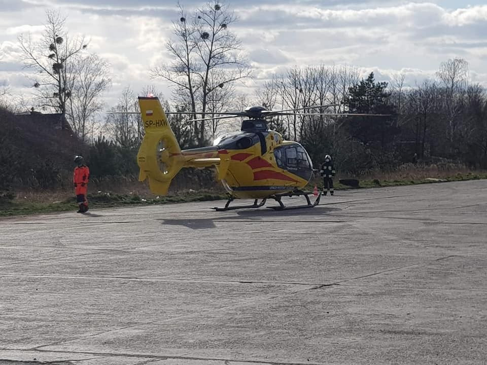 Wypadek koło Szczytnicy (gmina Warta Bolesławiecka)