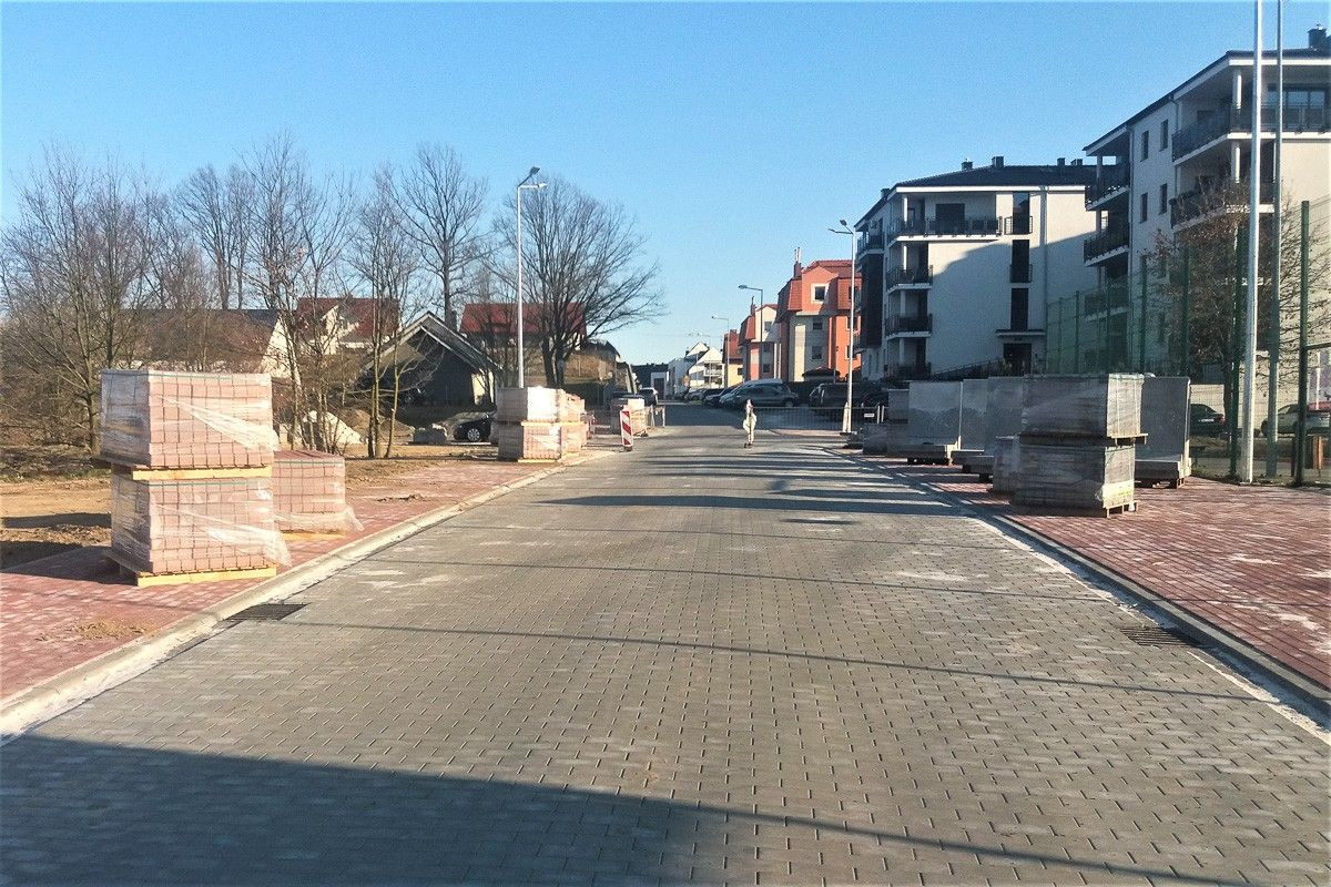Ulica Żołnierzy Wyklętych w Bolesławcu prawie gotowa