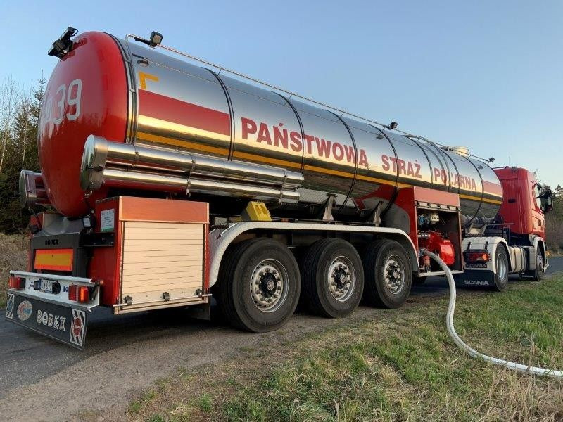 Pożary lasów w powiecie bolesławieckim