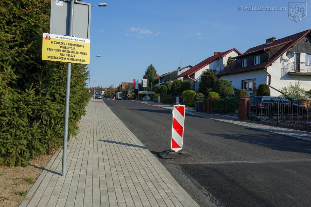 Ul. Tulipanowa w Bolesławcu