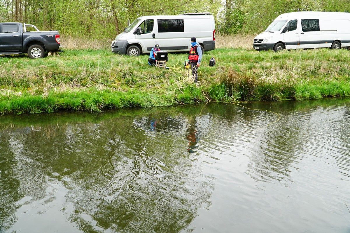 W akcji poszukiwawczej wykorzystywany jest robot podwodny