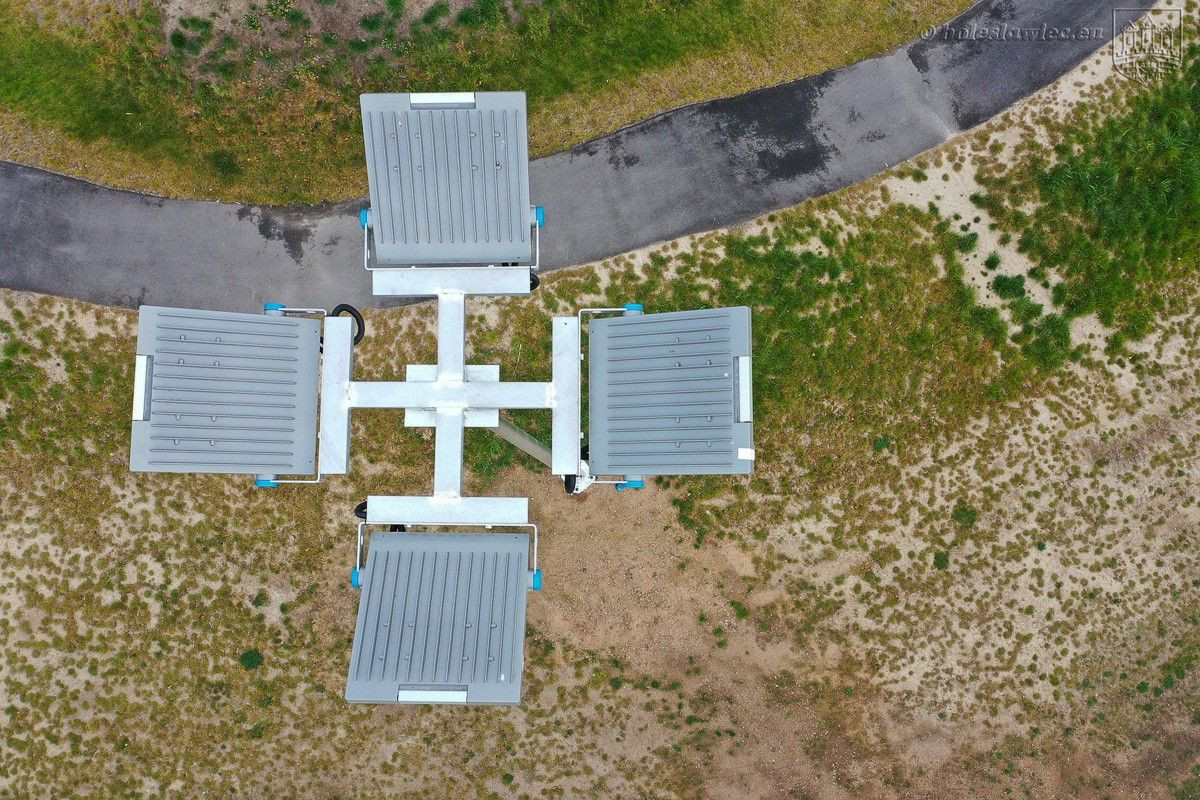 Oświetlenie przy Wiadukt Plaza w Bolesławcu