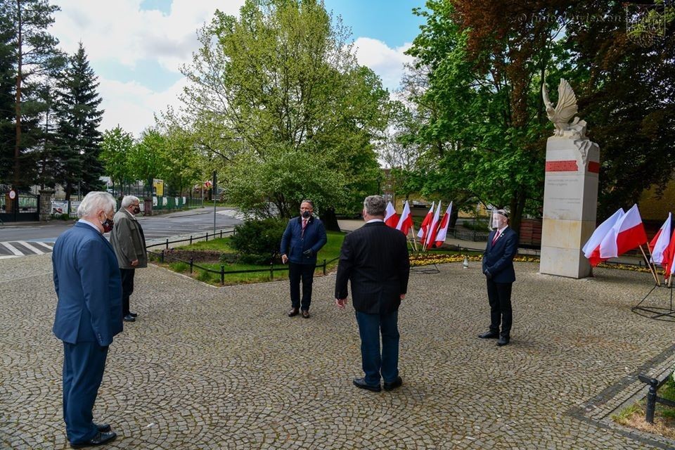 Uroczystość z okazji święta Konstytucji 3 maja w Bolesławcu